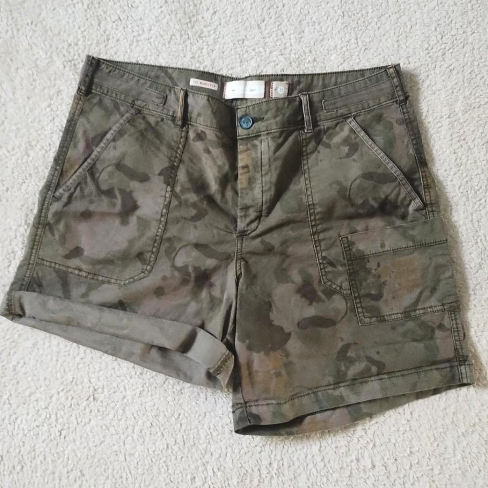 Anthropologie the Wanderer Camo Womans Shorts